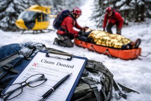 odmowa wypłaty po biwaku podczas zimowej akcji ratunkowej w górach